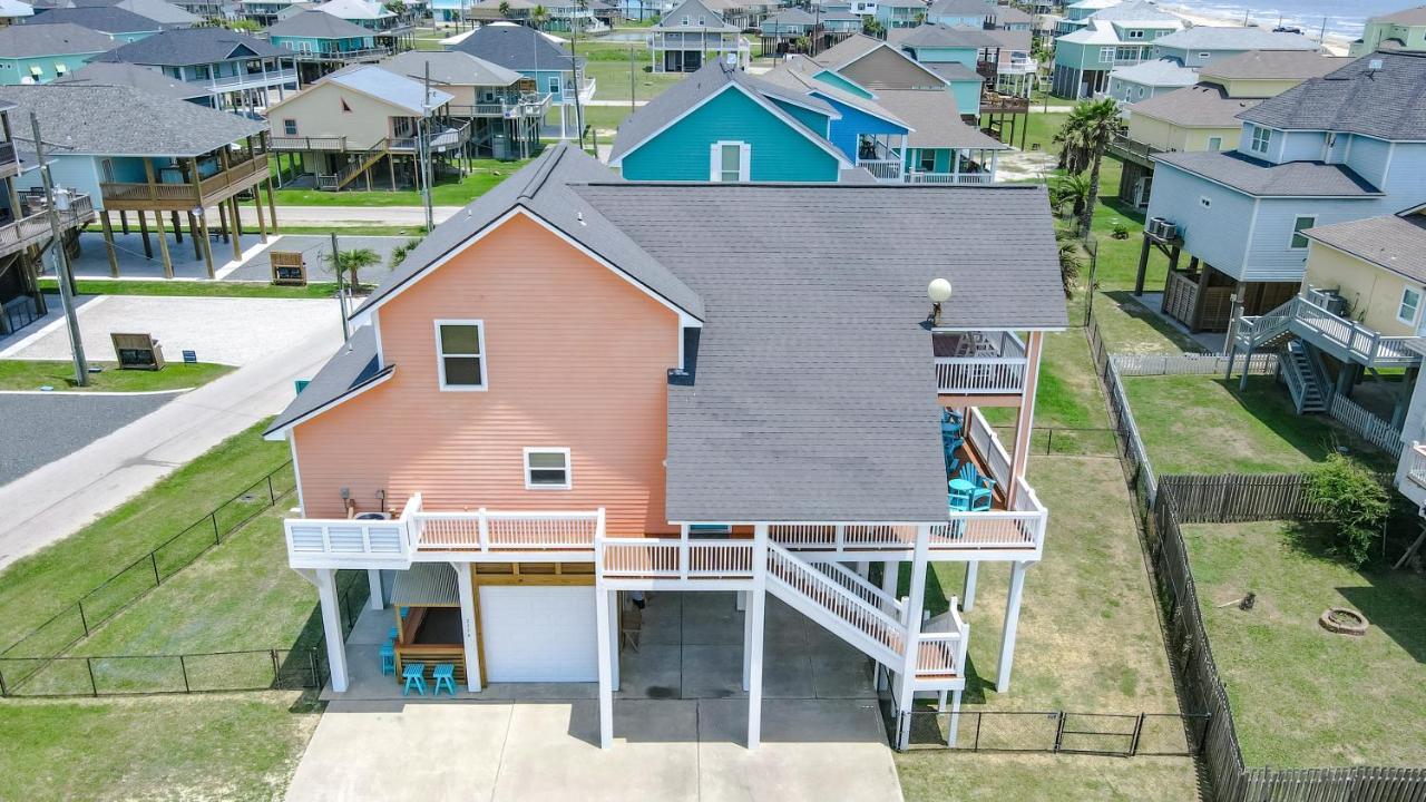 Spring Break Specials! Front Row Views - Tiki Bar - Playground Villa Bolivar Peninsula Exteriör bild